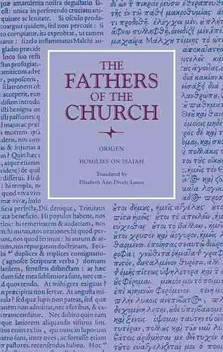 Homilies on Isaiah cover