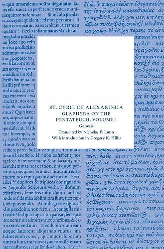 Glaphyra on the Pentateuch, Volume 1 Genesis cover
