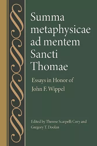 Summa Metaphysicae Ad Mentem Sancti Thomae cover