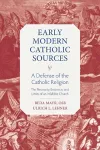 A Defense of the Catholic Religion cover
