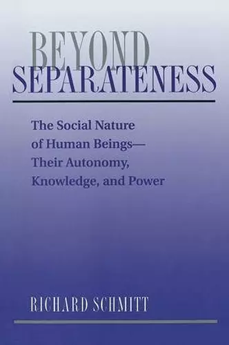 Beyond Separateness cover