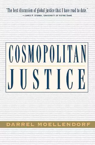 Cosmopolitan Justice cover