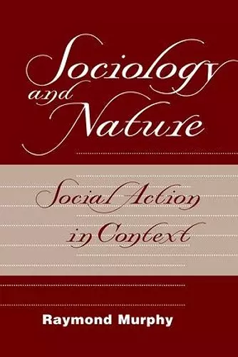 Sociology And Nature cover