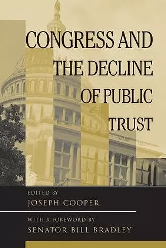 Congress And The Decline Of Public Trust cover