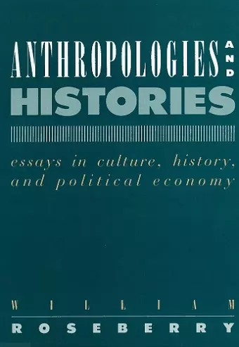 Anthropologies and Histories cover