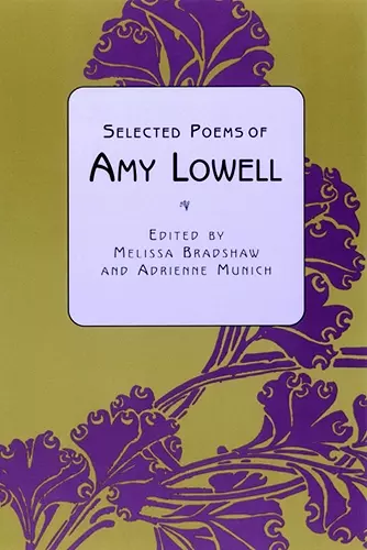 Selected Poems of Amy Lowell cover