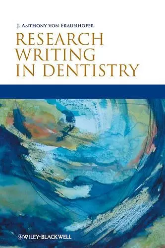 Research Writing in Dentistry cover