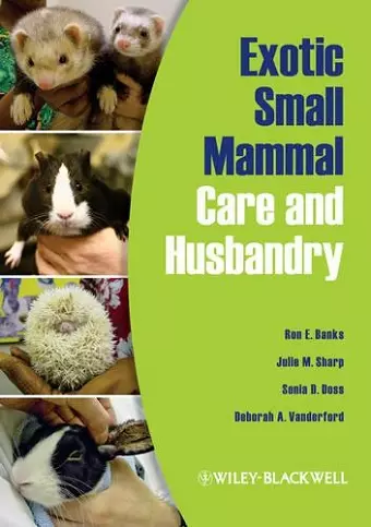 Exotic Small Mammal Care and Husbandry cover