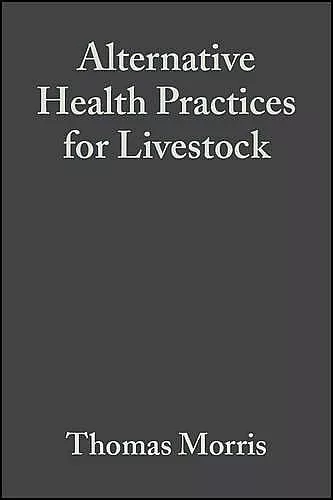 Alternative Health Practices for Livestock cover