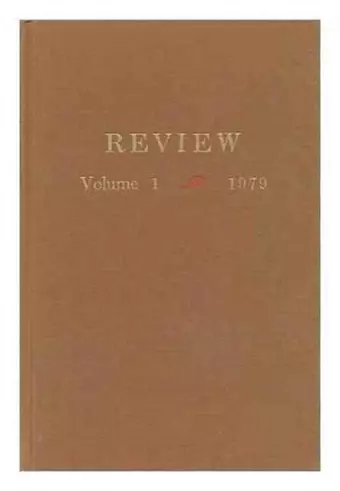 Review v. 1 cover