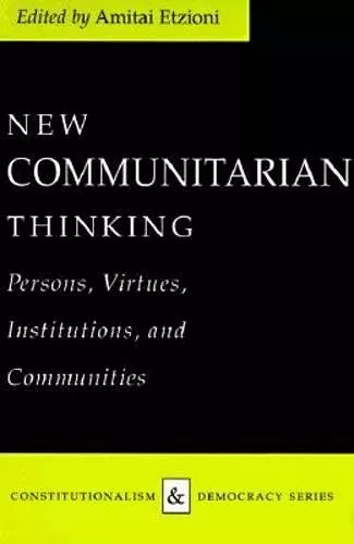 New Communitarian Thinking cover