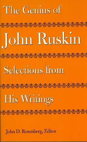 The Genius of John Ruskin cover