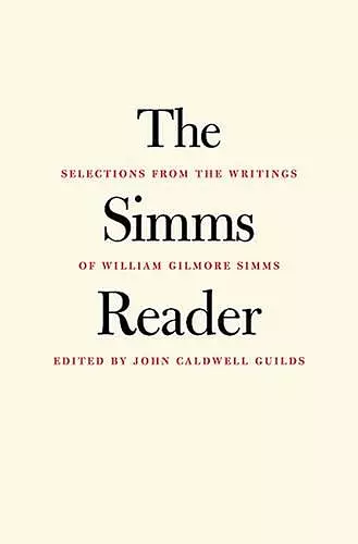 The Simms Reader cover