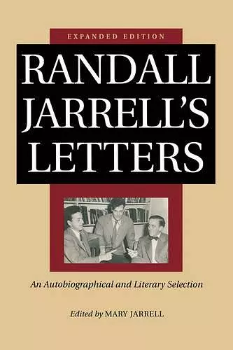 Randall Jarrell's Letters cover