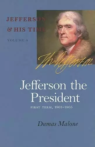 Jefferson the President cover