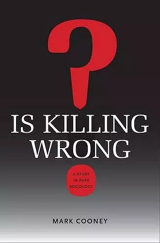 Is Killing Wrong? cover