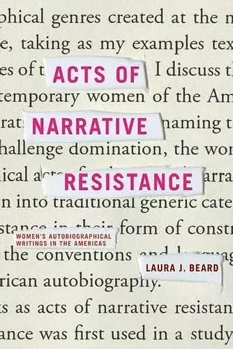 Acts of Narrative Resistance cover