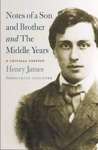 Notes of a Son and Brother' and 'The Middle Years' cover