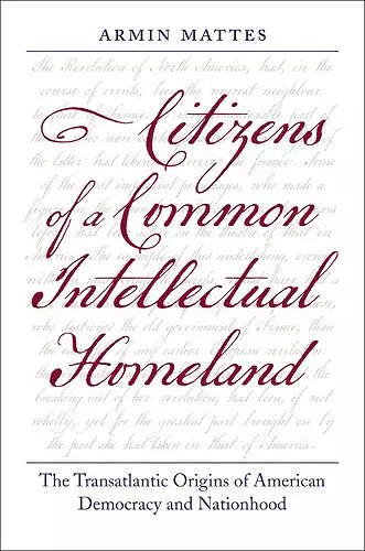 Citizens of a Common Intellectual Homeland cover