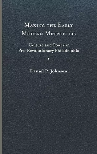 Making the Early Modern Metropolis cover