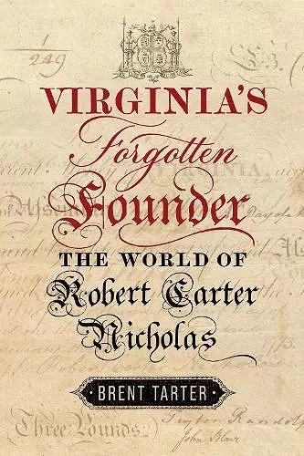 Virginia's Forgotten Founder cover