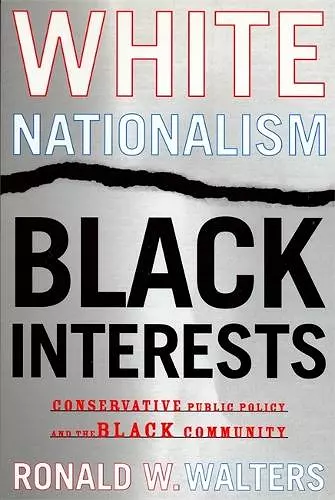 White Nationalism, Black Interests cover