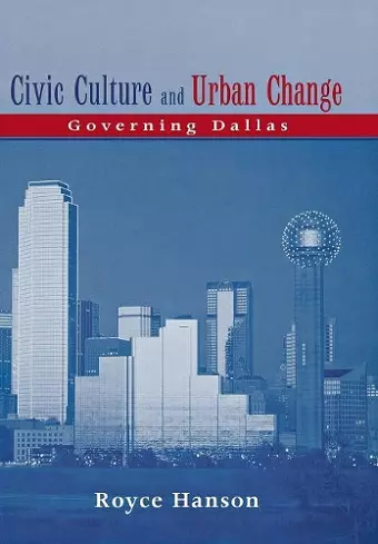 Civic Culture and Urban Change cover