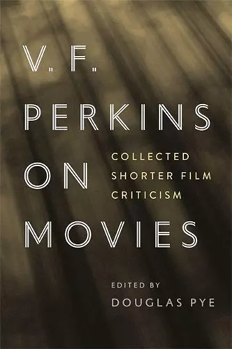 V.F. Perkins on Movies cover