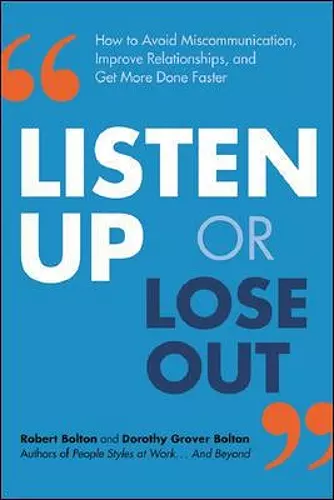 Listen Up or Lose Out cover