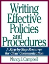 Writing Effective Policies and Procedures cover