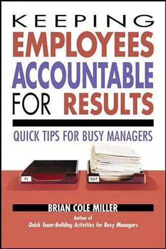 Keeping Employees Accountable for Results cover