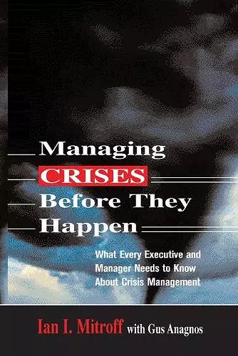 Managing Crises Before They Happen cover