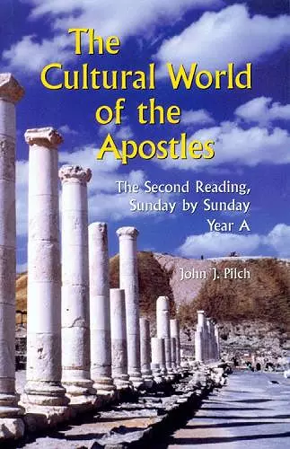 The Cultural World of the Apostles cover