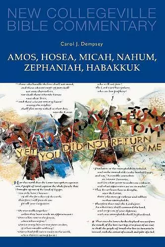 Amos, Hosea, Micah, Nahum, Zephaniah, Habakkuk cover