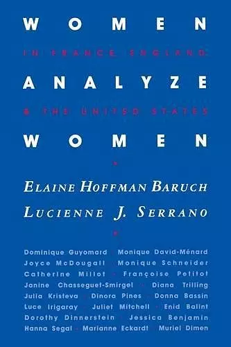 Women Analyze Women cover