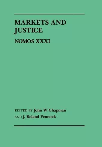 Markets and Justice cover