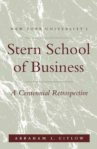 NYU'S Stern School of Business cover