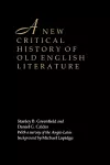 A New Critical History of Old English Literature cover