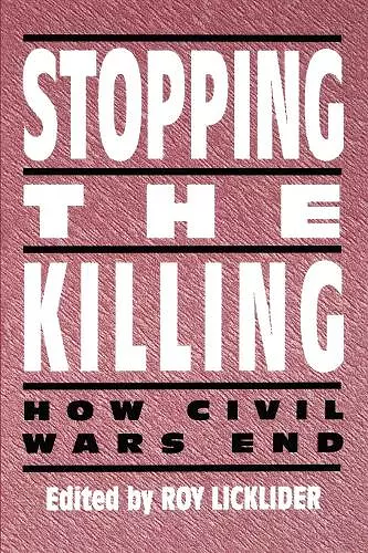 Stopping the Killing cover