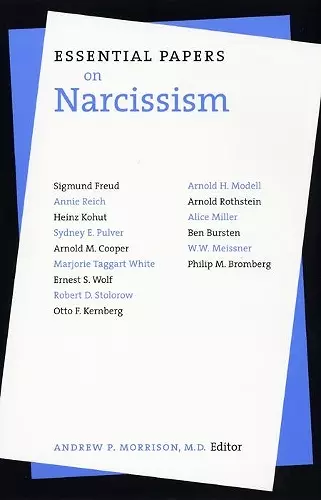 Essential Papers on Narcissism cover