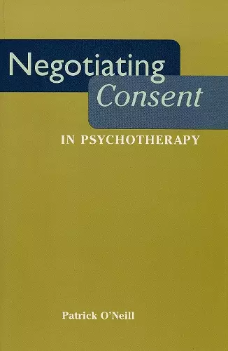 Negotiating Consent in Psychotherapy cover