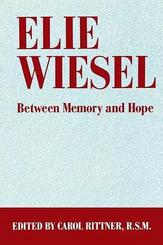 Elie Wiesel cover