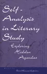 Self-Analysis in Literary Study cover