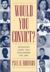 Would You Convict? cover