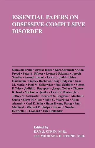 Essential Papers on Obsessive-Compulsive Disorder cover