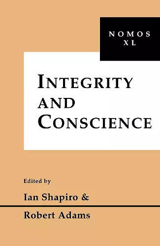 Integrity and Conscience cover