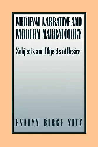 Medieval Narratives and Modern Narratology cover