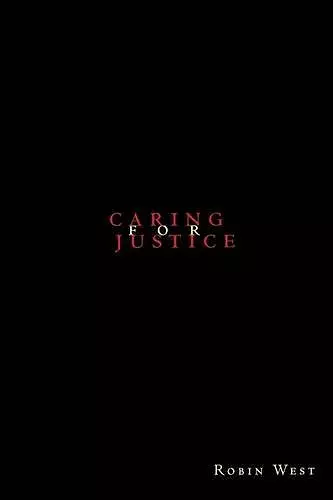 Caring for Justice cover