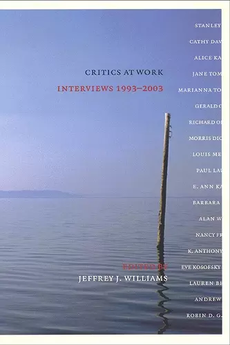 Critics at Work cover