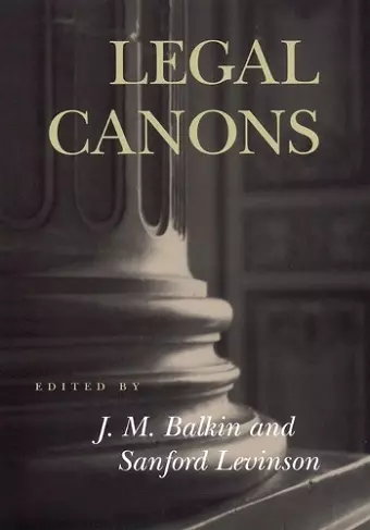 Legal Canons cover